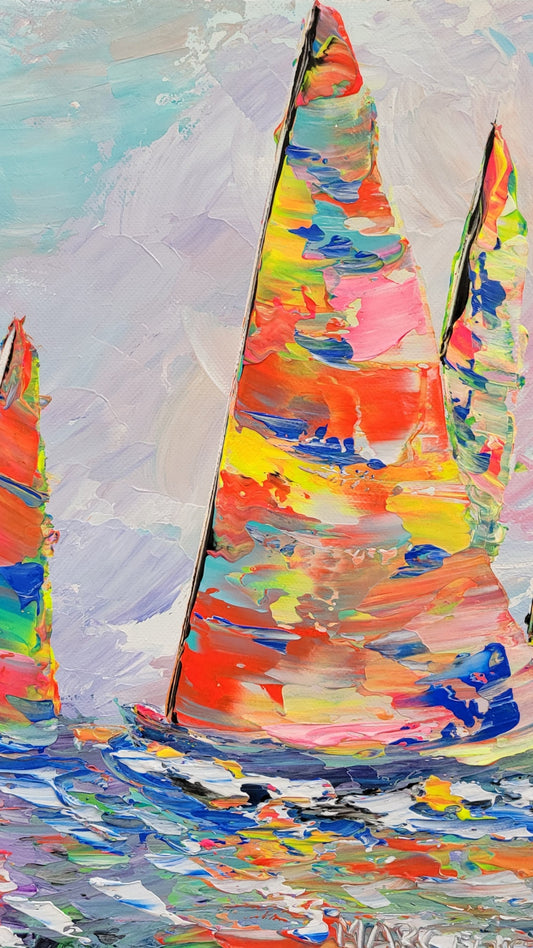 Liberté | 33 x 22 cm | Acrylique aux couteaux