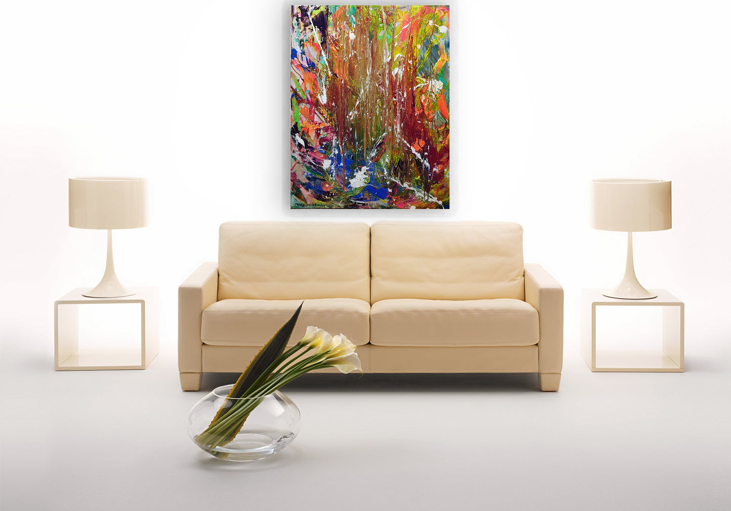 Jouvence | 92 x 73 cm | Acrylique aux couteaux